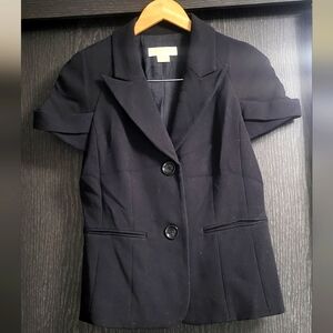 Michael Kors Black Women's Blazer Short Sleevs Size 6